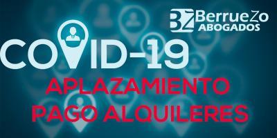 Aplazamiento Alquiler Estado de Alarma